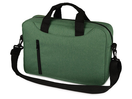 Сумка для ноутбука Wing с вертикальным наружным карманом, зеленый, фото 2