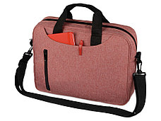 Сумка для ноутбука Wing с вертикальным наружным карманом, красный, фото 2