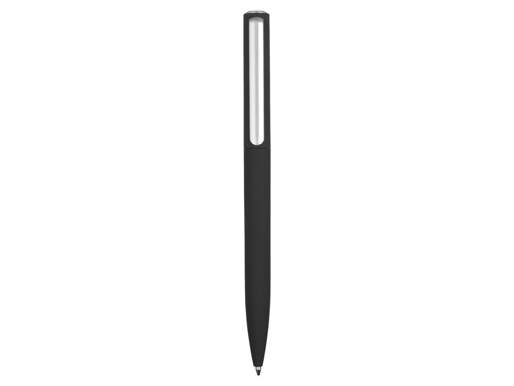 Ручка шариковая пластиковая Bon с покрытием soft touch, черный - фото 2 - id-p69237400
