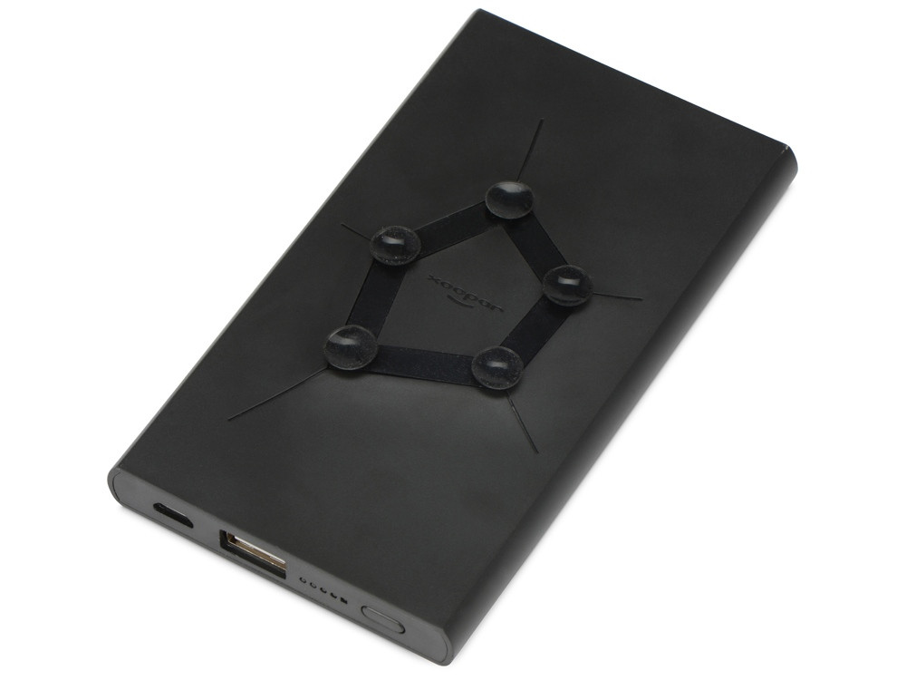 Портативное беспроводное зарядное устройство Geo Wireless, 5000 mAh, черный - фото 3 - id-p69237420