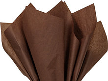 Бумага тишью, tissue paper ,шоколадный , крафтовая, 10 листов ,  50х66 см, Алматы