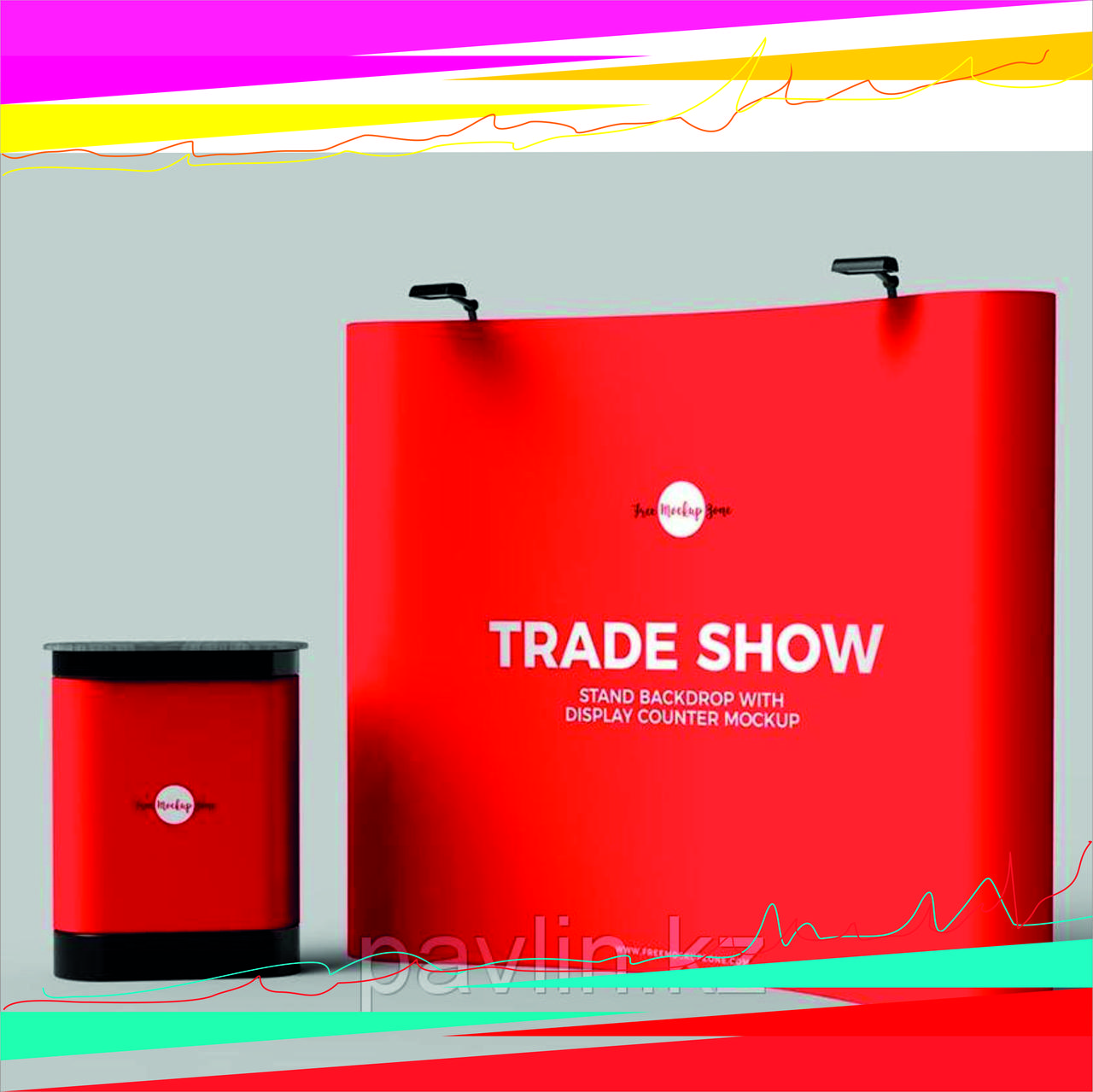 LUX POP UP ИЗОГНУТЫЙ С ПРОМОСТОЛОМ-ТУБУСОМ