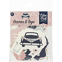 Набор высечек Just married Frames and tags Jm153025 Набор высечек Just married Frames and tags