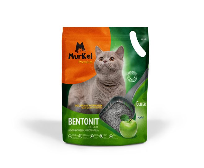 Комкующийся наполнитель Murkel (яблоко)