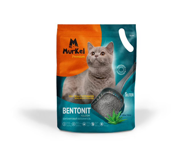 Комкующийся наполнитель Murkel (алоэ вера)