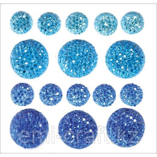 Декор для скрапбукинга Sparklets Self-Adhesive Rhinestone Clusters 16/Pkg Royal