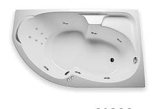Акриловая гидромассажная ванна Диана 160х100х65 см.(Общий массаж, спина), фото 2