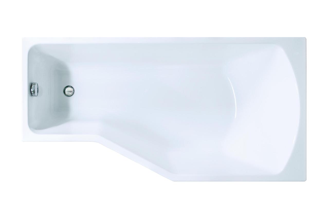 Акриловая ванна Marka One Convey 150x75 (Правая) (Полный комплект) Ассиметричная. Угловая