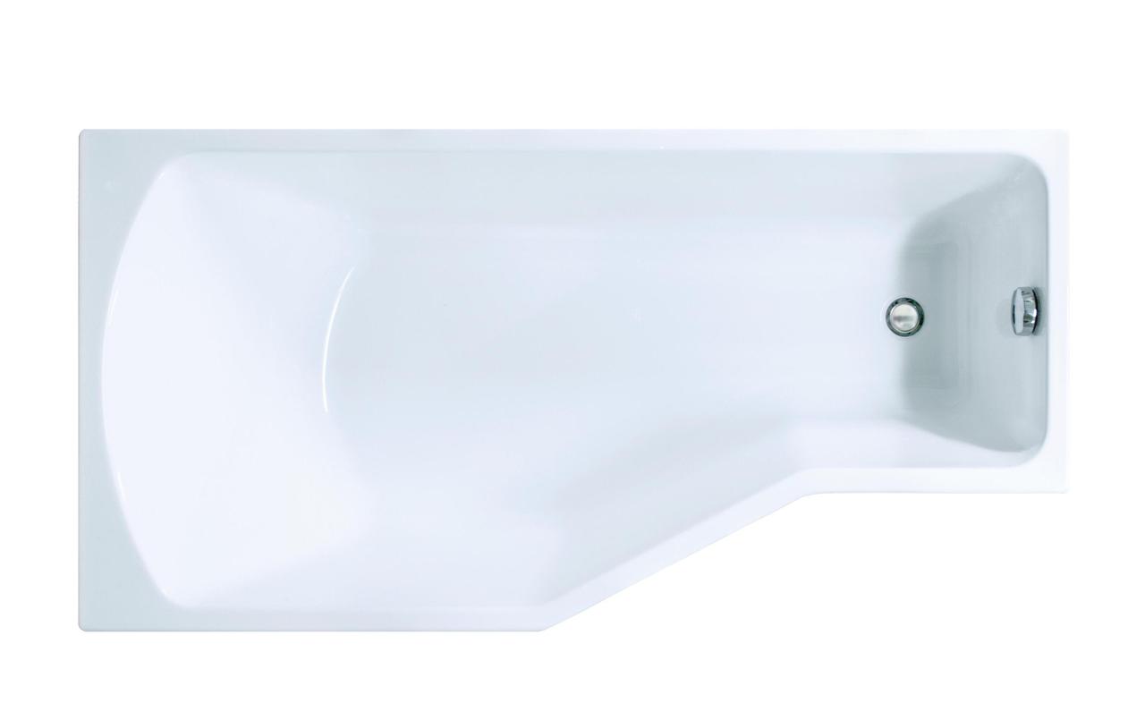 Акриловая ванна Marka One Convey 150x75 (Левая) (Полный комплект) Ассиметричная. Угловая