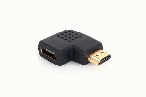 Переходник HDMI (F) - HDMI (M), левый угол 90 гррадусов