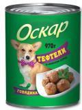 Оскар 970гр Тефтели в соусе Консервы для собак
