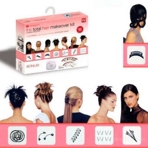 Набор заколок и приспособлений для укладки волос с видео-уроками «Hairagami» {28 предметов} - фото 2 - id-p4760386