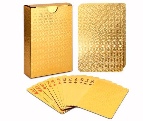 Колода игральных карт под золото Premium Gold Standard Poker - фото 3 - id-p34820428