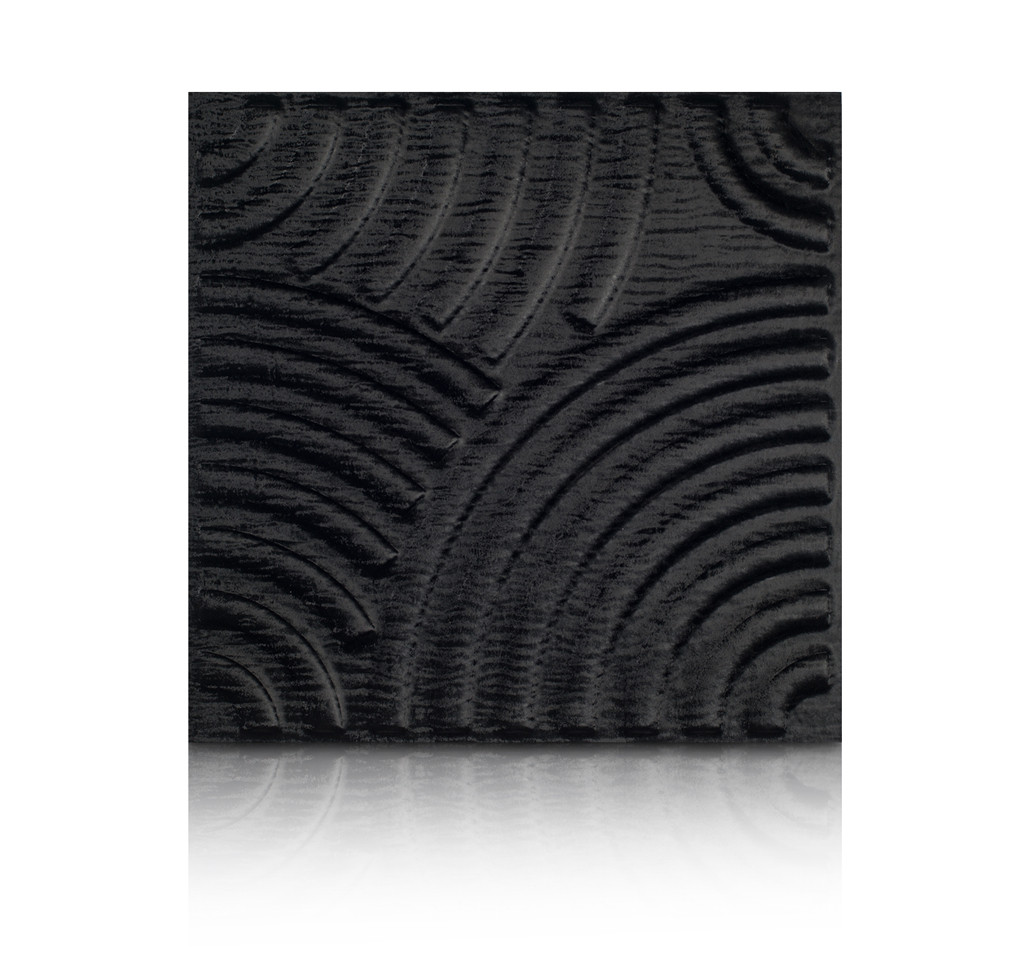 Декоративные панели 3D VERGE, Элегант WiFi, Fluffy Черный, 500х500 мм