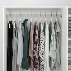 Шкаф 3-дверный БРИМНЭС белый 117x190 см ИКЕА, IKEA, фото 3