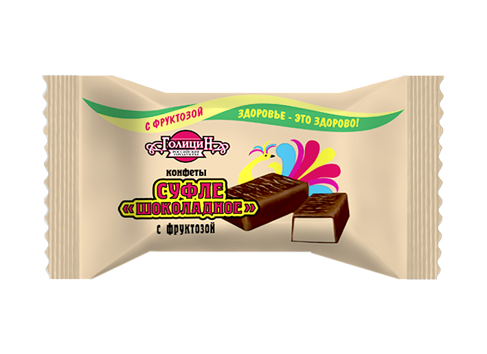 Конфеты «Суфле Шоколадное с фруктозой» фасовка 190 г