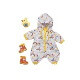 Zapf Creation Baby born  Бэби Борн Осенний комбинезон с сапогами Делюкс