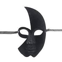 Карнавальная маска "Венеция", цвет черный