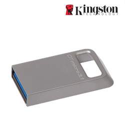 USB 3.1 Flash Drive 32GB Kingston DataTraveler Micro 3.1, 100/10 Мбайт/с, Silver