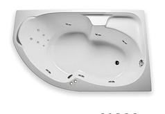 Акриловая гидромассажная ванна Диана 170х105х65 см.(Общий массаж, спина)