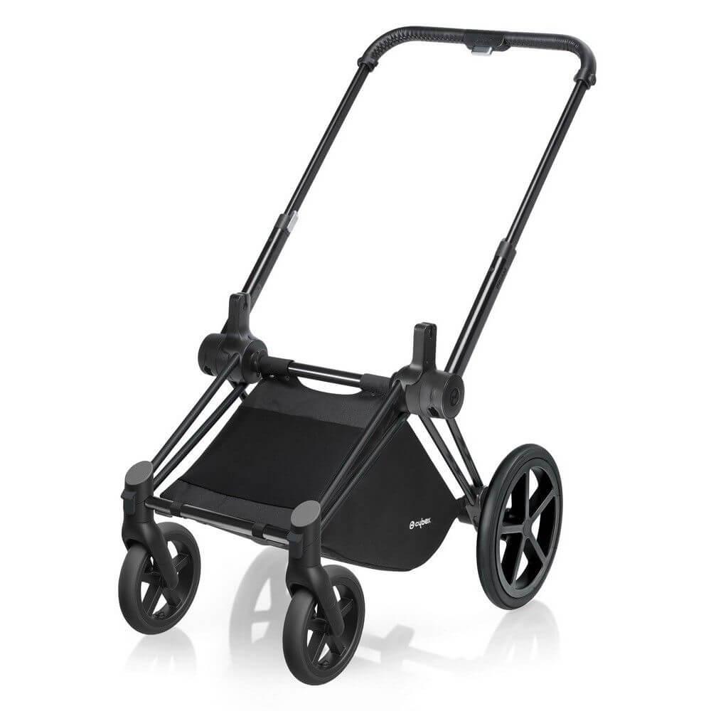 Cybex: Рама Matt Black с колесами Trekking для коляски Priam