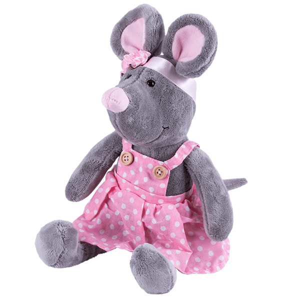 SOFTOY   Мягкая игрушка Мышка, 36см