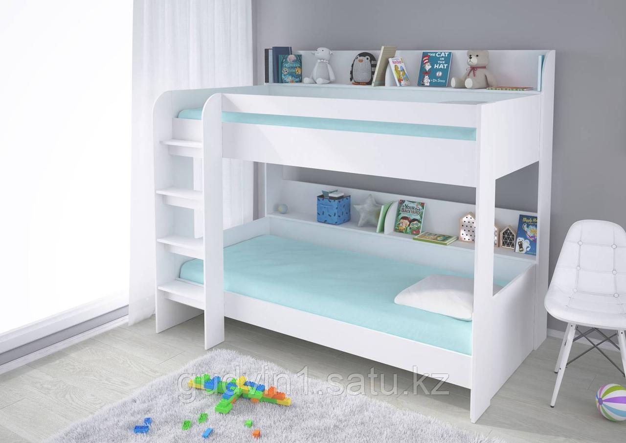 КРОВАТЬ 2-Х ЯРУСНАЯ POLINI KIDS SIMPLE 5000 -БЕЛЫЙ 00-79737