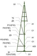 Искусственная каркасная елка Астана, хвоя-пленка 6 м (диаметр 2,6м), фото 6