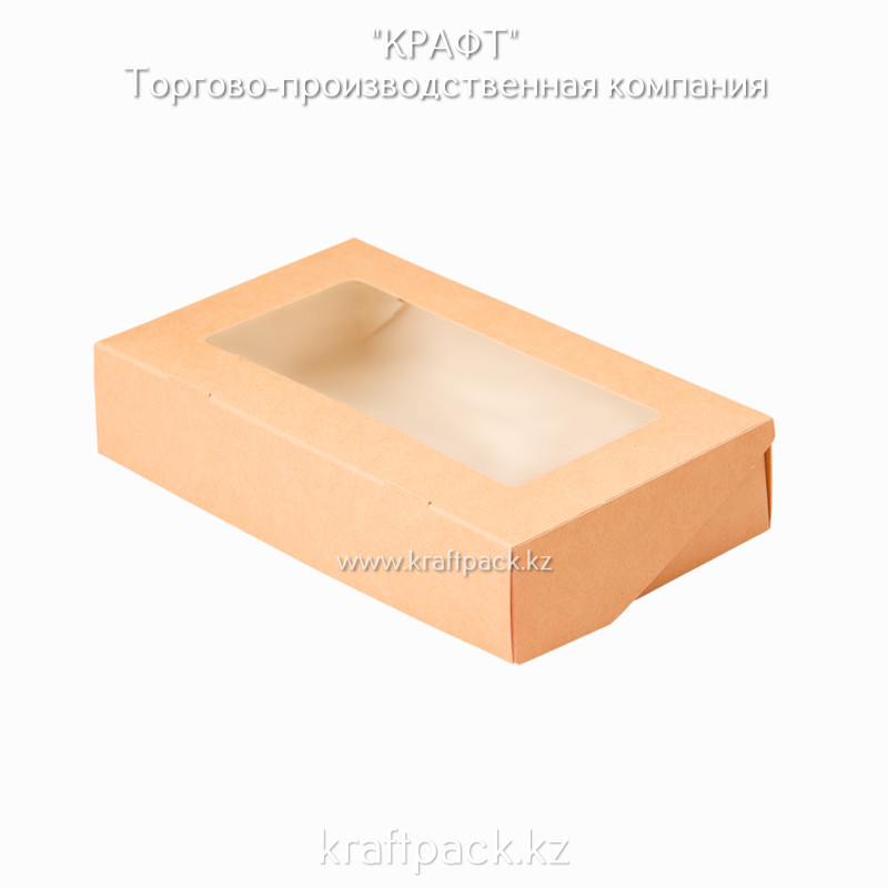 (ECO Tabox PRO 1000) Коробка с окном 200*120*40 DoEco (25/200)