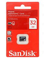 Micro SDHC 32Gb SanDisk C4, SDSDQM-032G-B35 жад картасы