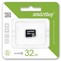 Карта памяти Micro SDHC 32Gb Smartbuy, Class 10