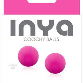 Вагинальные шарики без сцепки "INYA - Coochy Balls", силикон, цвет розовый