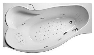 Акриловая гидромассажная ванна Грация 170х100х650 см.(Общий массаж, NANO массаж), фото 2