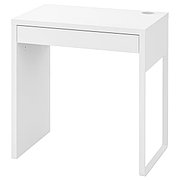 Стол письменный МИККЕ белый 73x50 см ИКЕА, IKEA