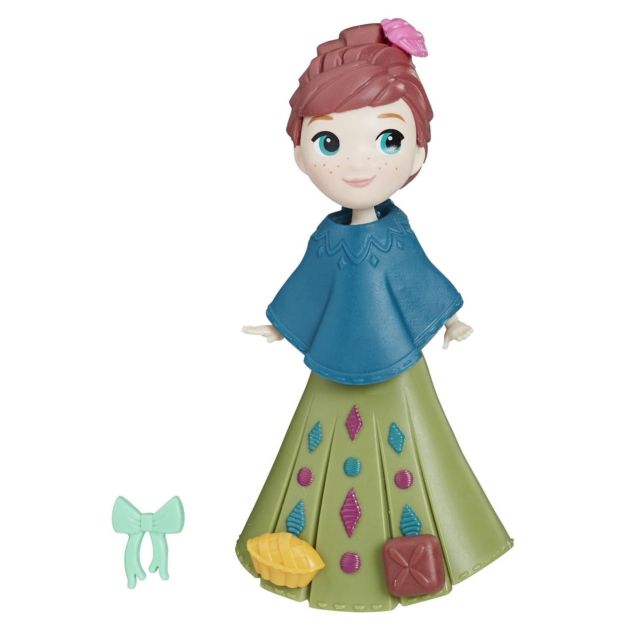 Hasbro Disney Frozen "Маленькое королевство" Мини-Кукла Анна в платье, Холодное Сердце