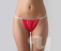Трусы-бикини женские, размер 44-48, розовые, в индивидуальной упаковке, упаковка 25 шт.