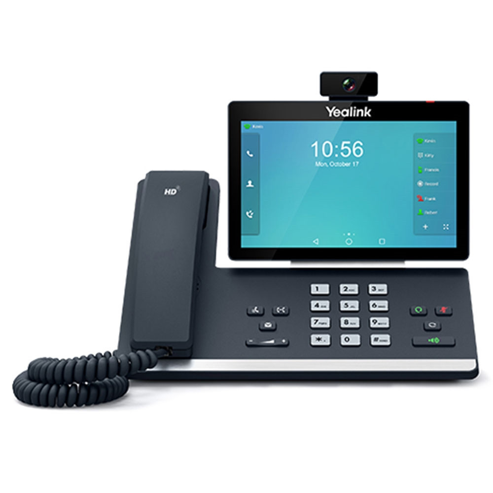 Yealink SIP-T58A SIP-телефон под управлением Android с цветным 7" LCD-экраном с touch-screen, HD камера