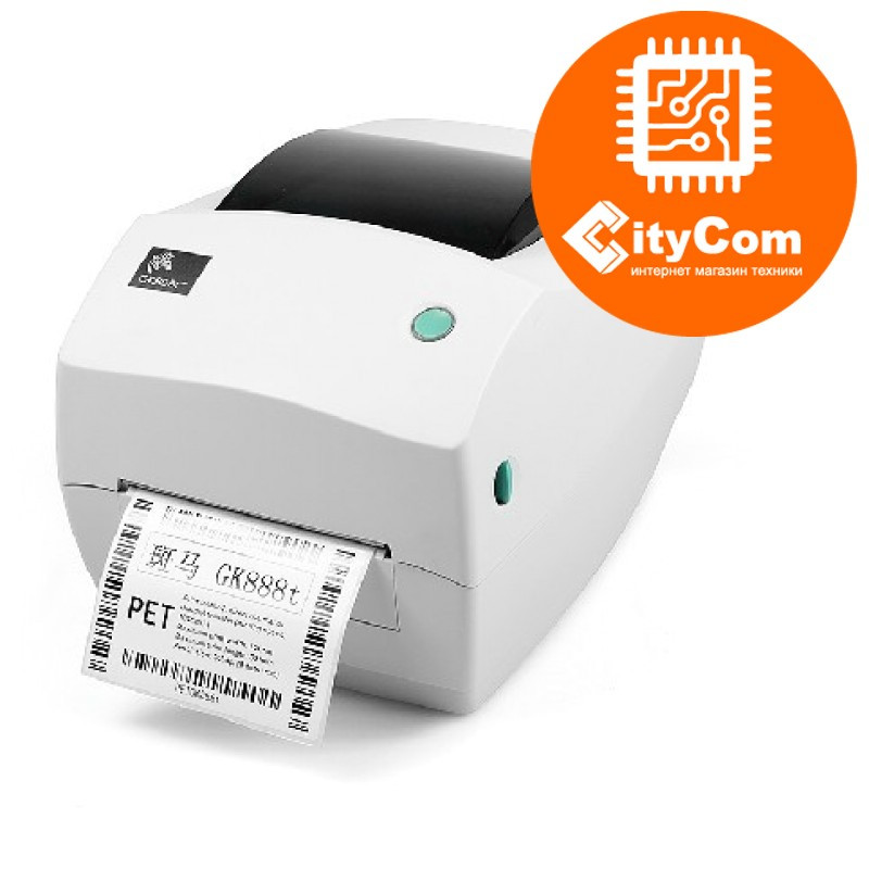 Принтер этикеток Zebra GK888 маркировочный для штрих кодов, ценников и др. Арт.2743