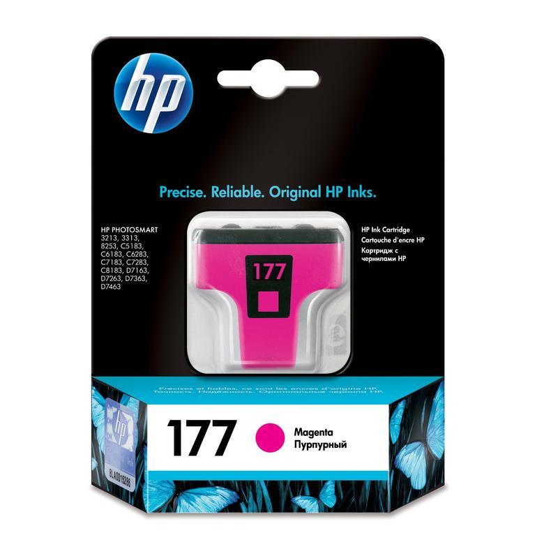 Струйный картридж HP 177 (Оригинальный, Пурпурный - Magenta) C8772HE