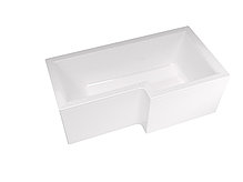 Акриловая ванна Marka One LINEA 165*85 правая (Полный комплект) Ассиметричная. Угловая, фото 5