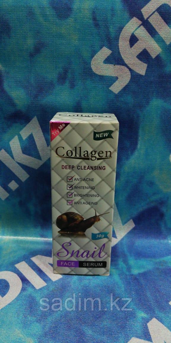 Антивозрастная сыворотка против морщин - Snail Collagen Face Essence