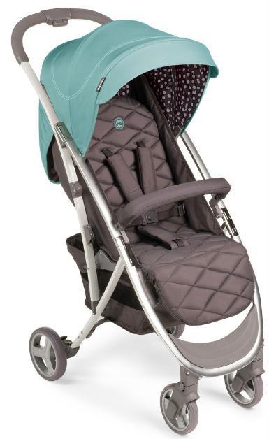 Детская коляска прогулочная Happy Baby "ELEGANZA V2", (aqua)