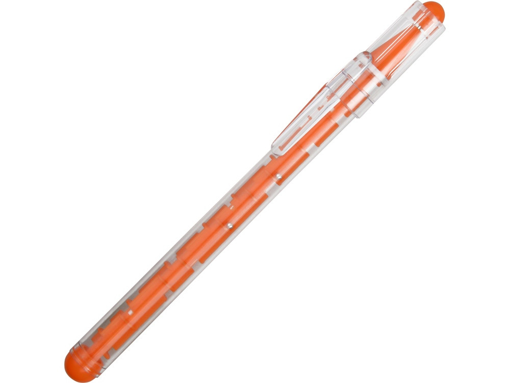 Ручка шариковая Лабиринт, оранжевый - фото 1 - id-p69334842