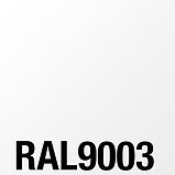 Профнастил оцинкованный с полимерным покрытием Н35 глянец RAL9003, фото 3