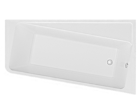 Акриловая ванна Marka One DIRECT 170*100 правая (Полный комплект) Ассиметричная. Угловая, фото 2