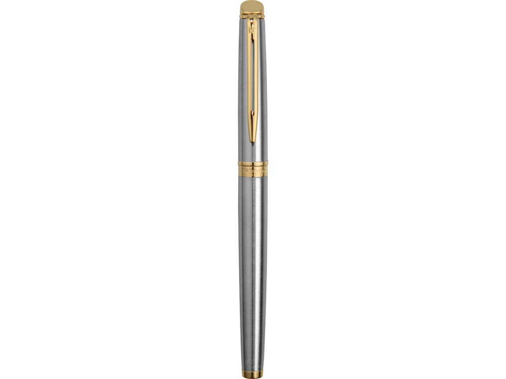 Ручка роллер Waterman Hemisphere Stainless Steel GT F, серебристый/золотистый - фото 2 - id-p69336571