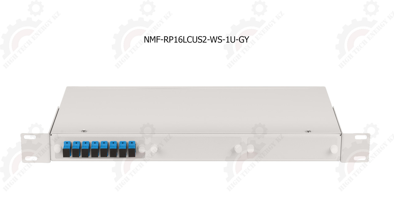 Оптический кросс 19", 1U, укомплектованный на 16 портов LC/UPC