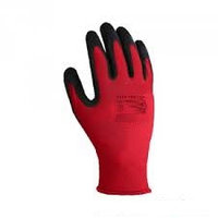 Перчатки #300 красные, с ПВХ покрытием