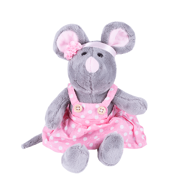 SOFTOY  Мягкая игрушка Мышка, 26см