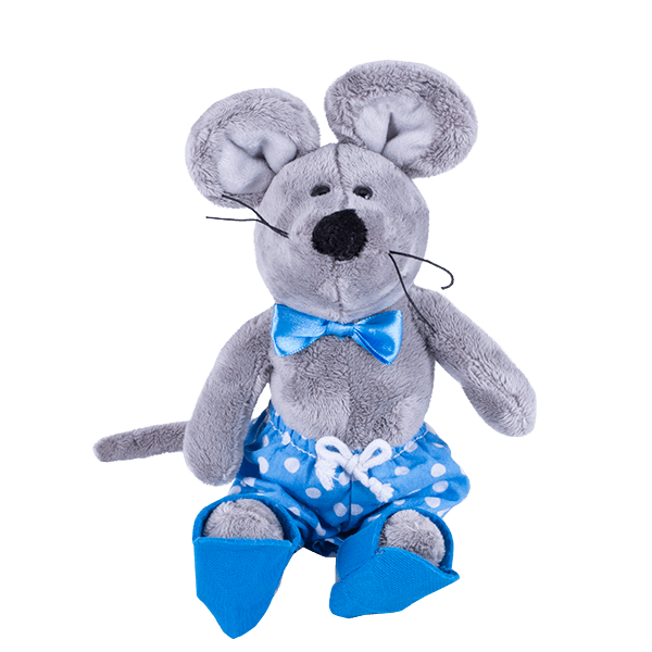 SOFTOY   Мягкая игрушка Мышка, 26см